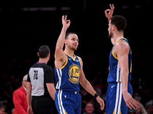 Stephen Curry y Klay Thompson, siete temporadas de 200 triples