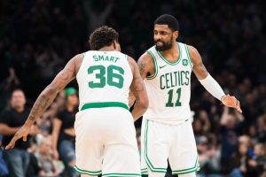 Canasta ganadora de Irving que sitúa a Boston en la 4ª plaza del Este