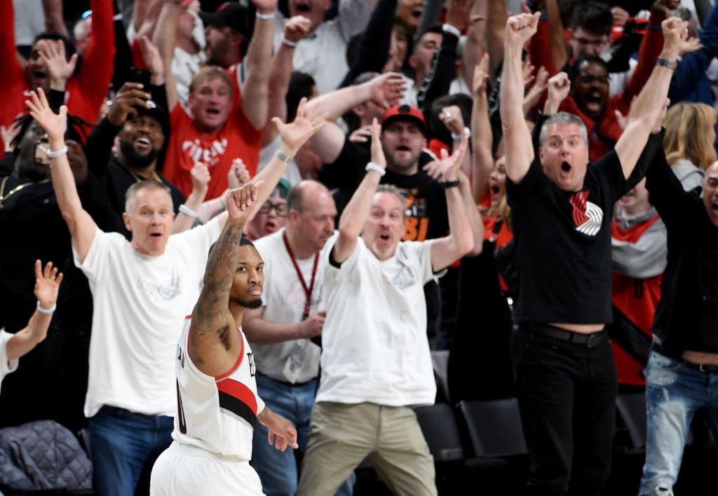 La reacción de los jugadores de la NBA al memorable triple de Damian Lillard