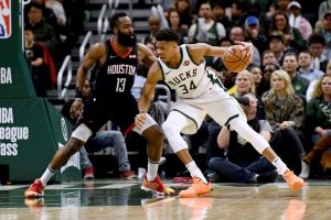 Harden y Antetokounmpo, nombrados Jugadores del Mes