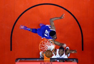 Raptors vs 76ers... o Leonard vs Embiid