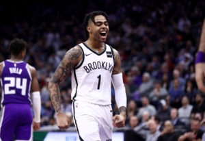 Klay Thompson ve en D'Angelo Russell una futura súper estrella