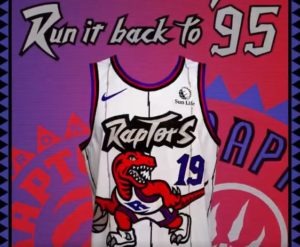 Toronto Raptors también presenta su uniforme 'Classic Edition'
