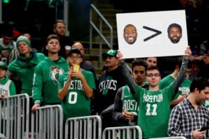 Irving responde a los cánticos en Boston: "Hay vida más allá de si una pelota entra en el aro"