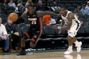 Segundo triunfo consecutivo de Miami Heat con 22 puntos de Kendrick Nunn