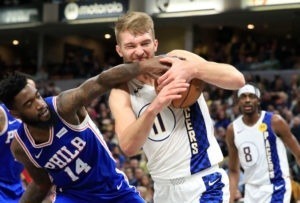 Los Pacers imponen su ley en la visita de los 76ers