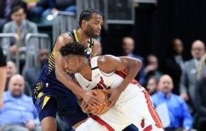 Los Heat se llevan un duelo marcado por el encontronazo entre Butler y T.J. Warren