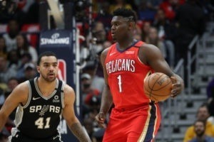 Los Spurs arruinan el gran debut de Zion Williamson en la NBA