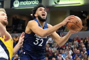 Karl-Anthony Towns sufre una fractura en su muñeca izquierda