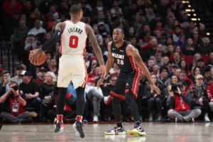 Los Heat caen en Portland en el debut de Iguodala