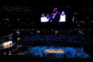 Magic, Jennifer Hudson y Common: homenaje a Kobe para abrir el All-Star Game