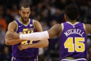 Gobert y Mitchell entierran el hacha de guerra