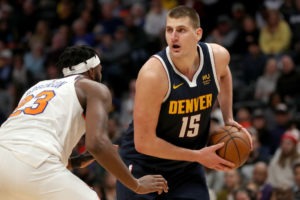 Nikola Jokic llegó el sábado a la burbuja de Orlando
