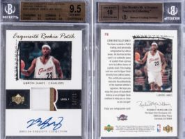 Subastada por casi dos millones una tarjeta de LeBron James