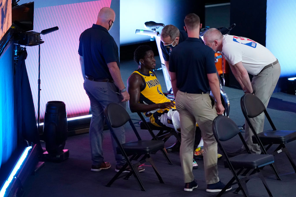 Oladipo, fuera de peligro tras su golpe en el ojo ante los Heat