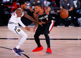 Enorme Lillard: 45 puntos para mantener lanzados a los Blazers