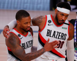 Carmelo, sobre Lillard: "Es el mejor con el que he jugado"
