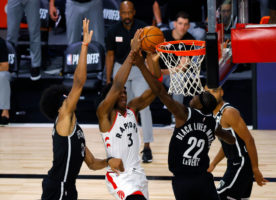 Los Raptors colocan el 2-0 en la serie ante unos correosos Nets