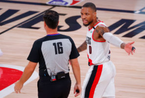 Damian Lillard, con un esguince en la rodilla, se perderá el 'Game 5' ante los Lakers