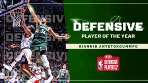 Giannis Antetokounmpo, Jugador Defensivo NBA 2019-20