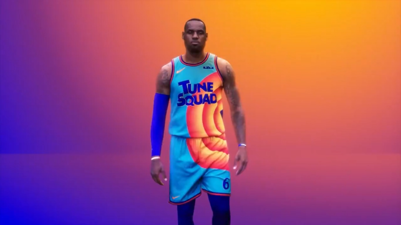 LeBron James presenta el uniforme de Space Jam 2