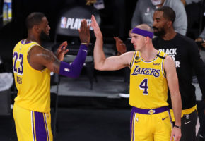 Caruso sobre su triple decisivo: "Lo he practicado con LeBron durante todo el año"