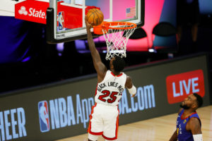 Kendrick Nunn, debut destacado ante la lesión de Dragic