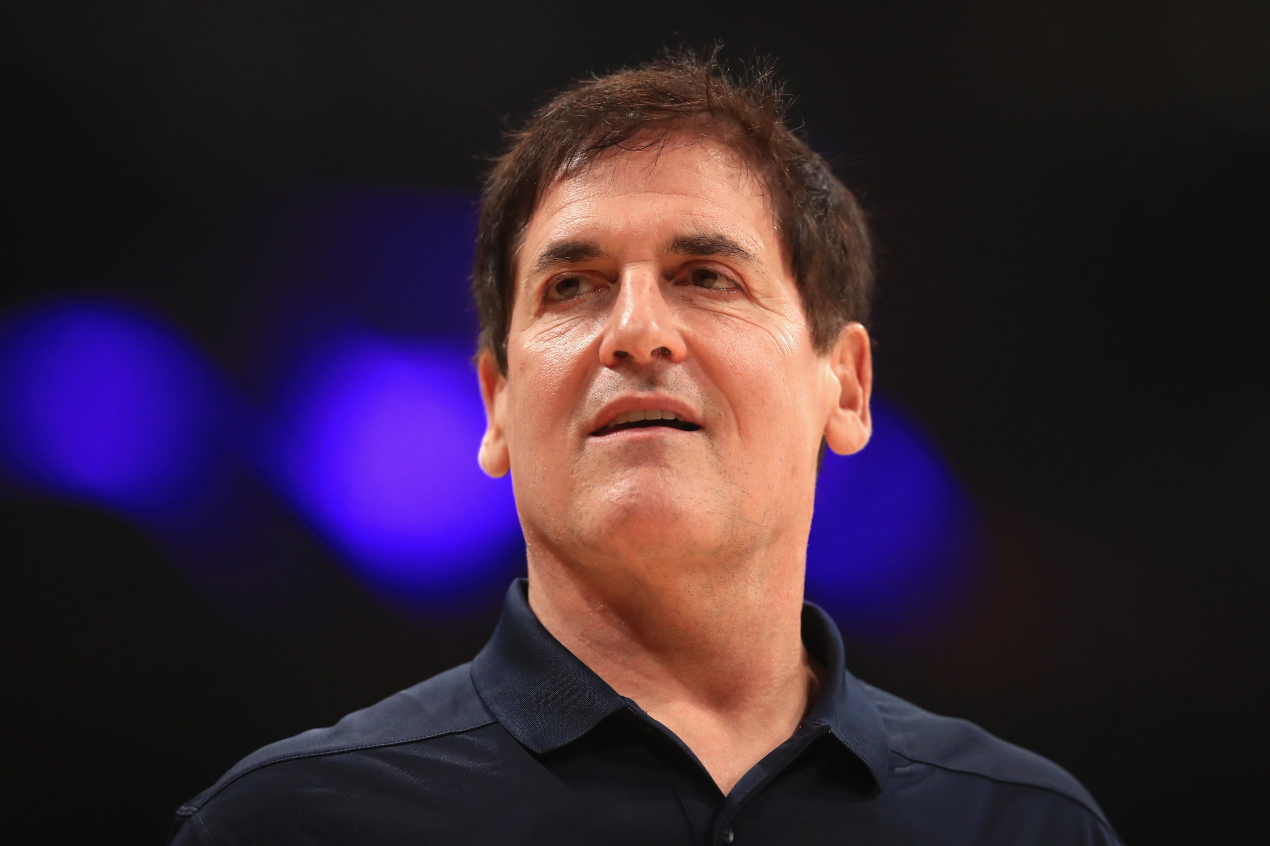 LOS ANGELES, CA - OCTOBER 31: Owner Mark Cuban of the Dallas Mavericks looks on during the first half of a game against the Los Angeles Lakers at Staples Center on October 31, 2018 in Los Angeles, California. NOTE TO USER: User expressly acknowledges and agrees that, by downloading and or using this photograph, User is consenting to the terms and conditions of the Getty Images License Agreement. (Photo by Sean M. Haffey/Getty Images)