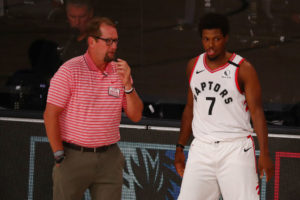 La primera lección de Nick Nurse