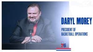 Los Philadelphia 76ers oficializan a Daryl Morey como presidente de operaciones