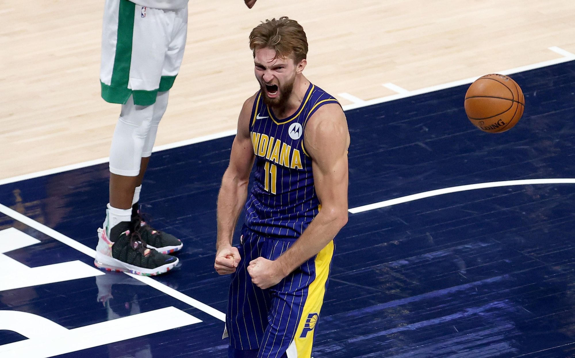 El momento de Domantas Sabonis y los Indiana Pacers