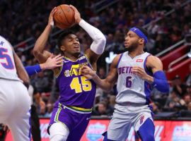 Utah resuelve con comodidad su compromiso en Detroit