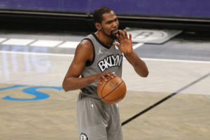 Kevin Durant será baja toda la semana para los Brooklyn Nets