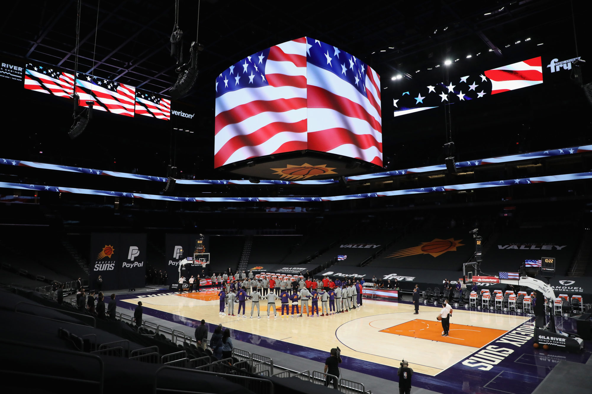 Décima suspensión en la NBA: Pacers-Suns