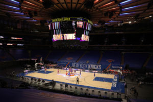 Los Knicks esperan ampliar su aforo en mayo