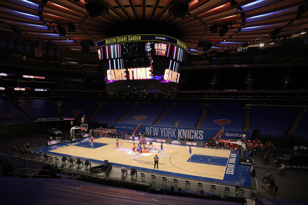 Los Knicks esperan ampliar su aforo en mayo
