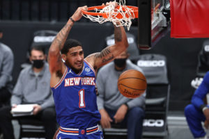 Obi Toppin no encuentra su sitio en la NBA