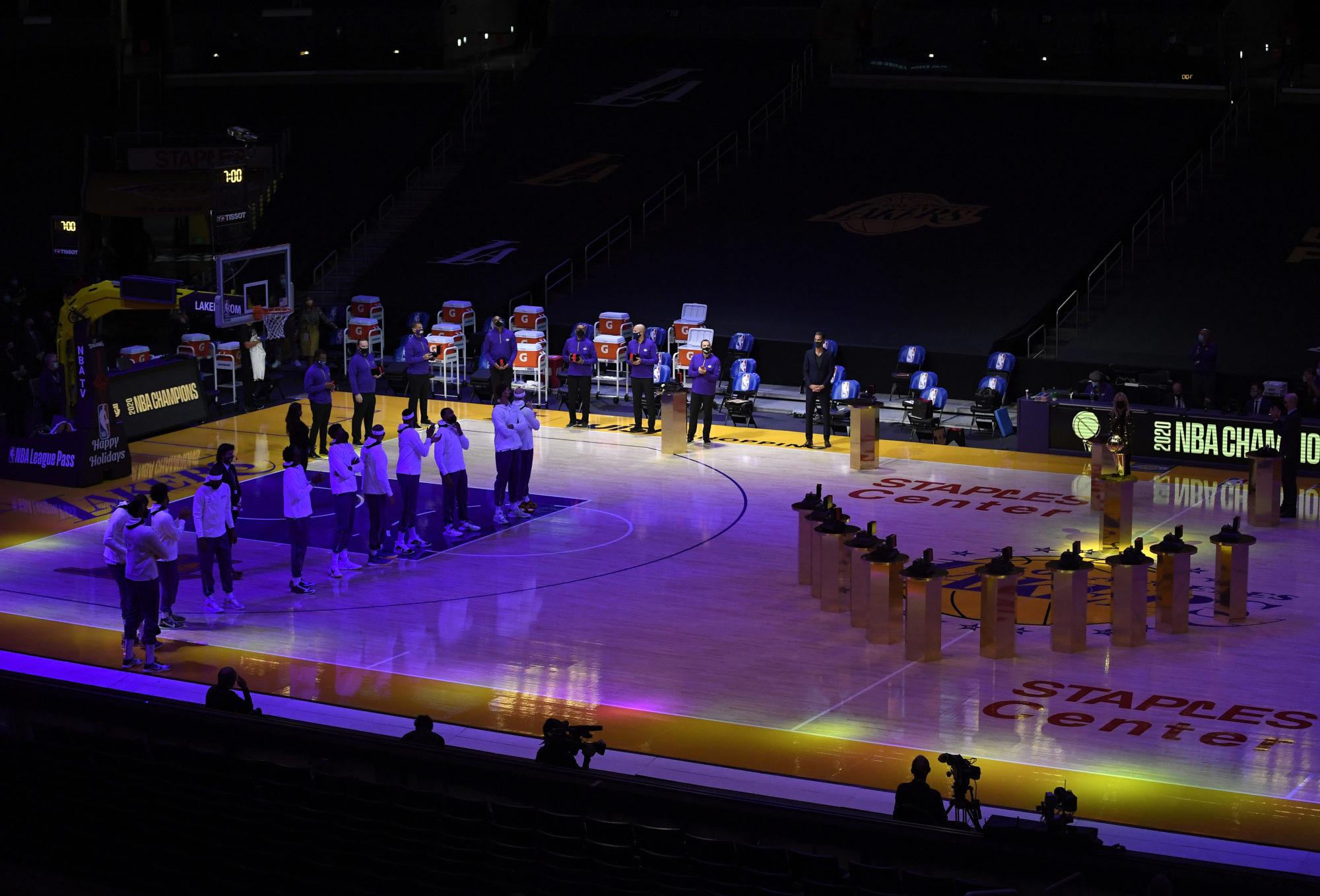 El Staples Center volverá a recibir aficionados desde el 15 de abril