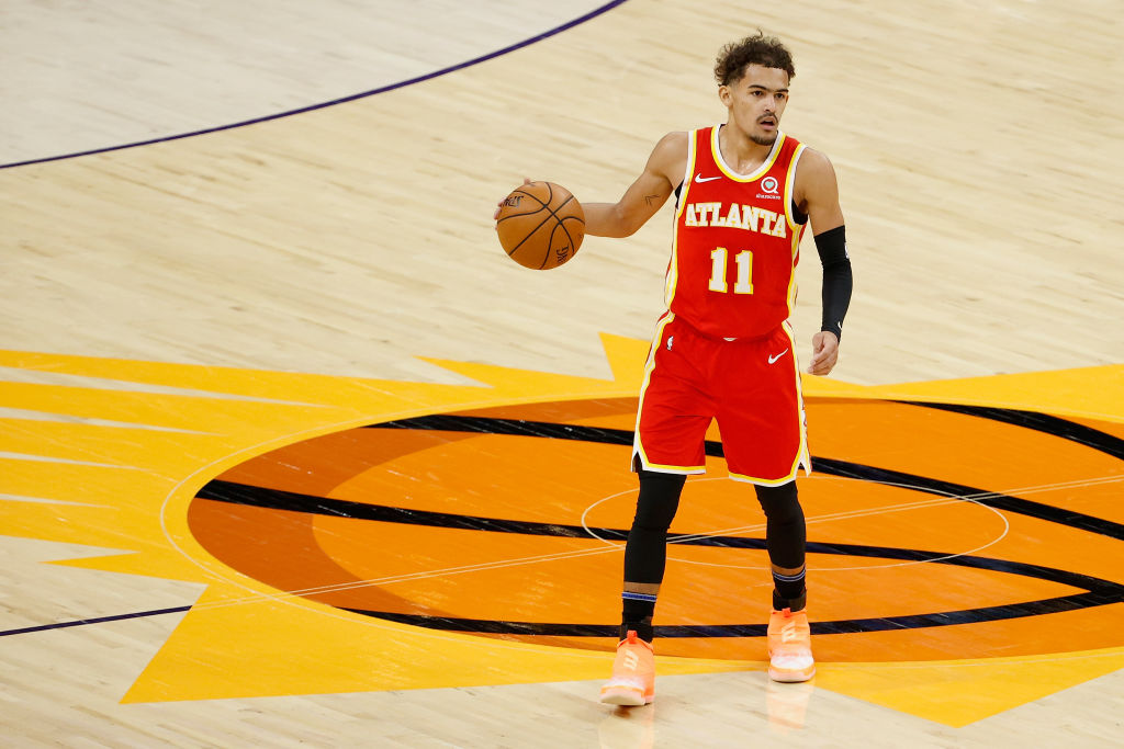 Trae Young, diagnosticado con un esguince de segundo grado