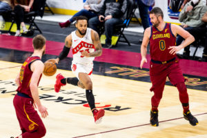 Gary Trent Jr., récord de carrera con 44 puntos y un 89% de efectividad