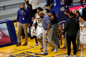 Jamal Murray sufre una lesión en la rodilla izquierda