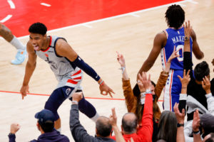 Washington se da una alegría ante unos Sixers que perdieron a Embiid
