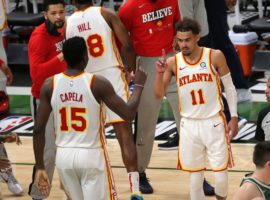 Trae Young tras robar otro Game 1: "Siempre me ha gustado jugar fuera de casa"
