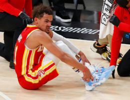 Trae Young es duda para el cuarto partido
