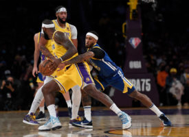 El Big Three de los Lakers debuta con derrota ante Golden State