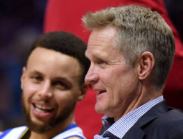 Steve Kerr, sobre el récord de Curry: "Fue la noche perfecta"