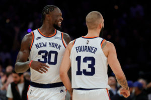 Randle y Fournier discutieron en el descanso contra los Bulls