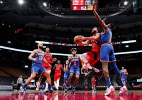 Los Raptors se reivindican ante una mala versión de los Knicks