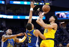 Indiana da la sorpresa batiendo a los Warriors en la prórroga