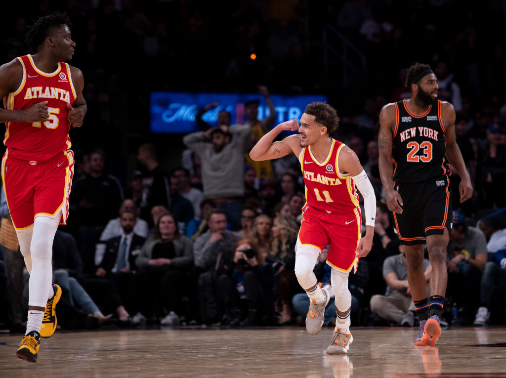 Trae Young retorna al Garden con 45 puntos